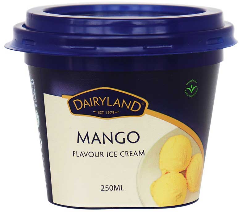 Mango Flavoured Ice Cream